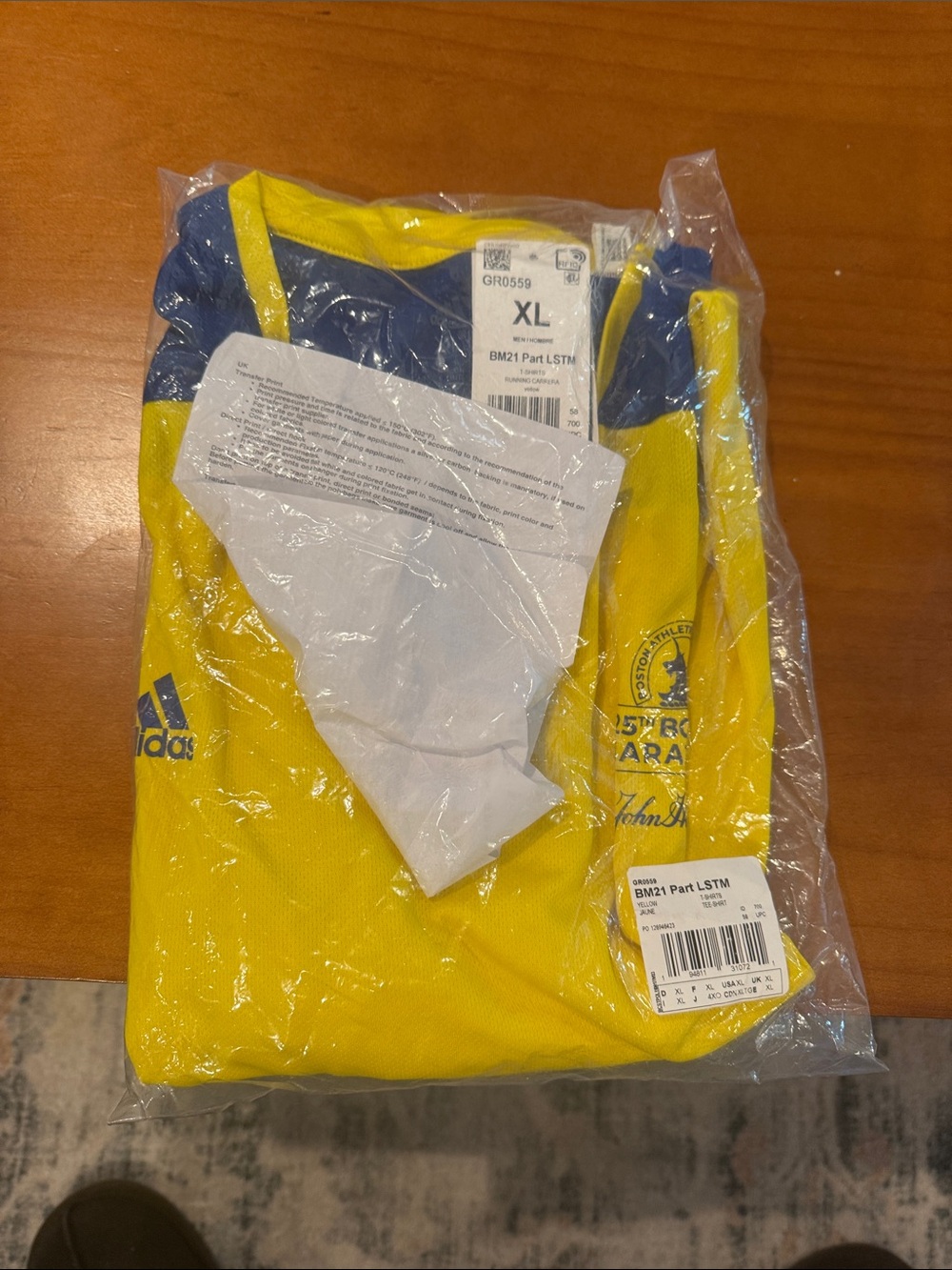 Adidas Boston Marathon Official Race Tee XL (NWT)